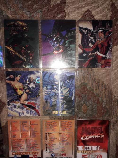 Dc vs Marvel Trading cards.