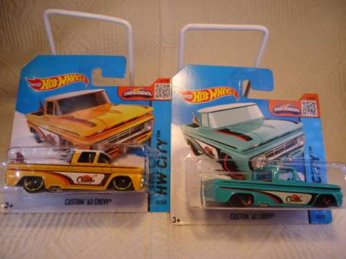Hotwheels - # 72/250 - Custom '62 Chevy - 2015  x 2