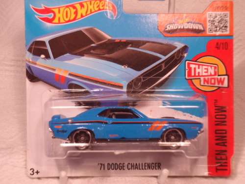 Hotwheels - # 104/250 - 4/10 - '71 Dodge Challenger - 2016 - Then and Now