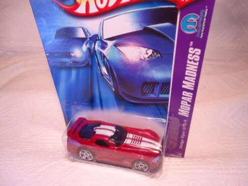 Hot Wheels - # J3388  - 062/223 - Dodge Viper GTS-R 02/05 - Mopar Madness - Long Card - 2007