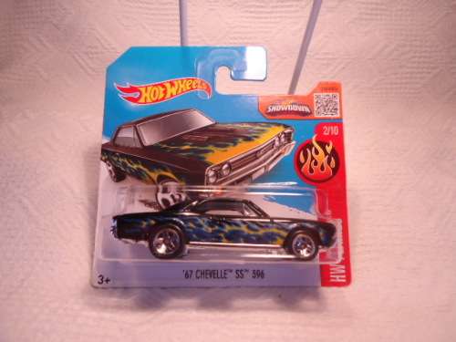 Hot Wheels - # 92/250 - 67 Chevy Chevelle SS 396 - Flames - 2016