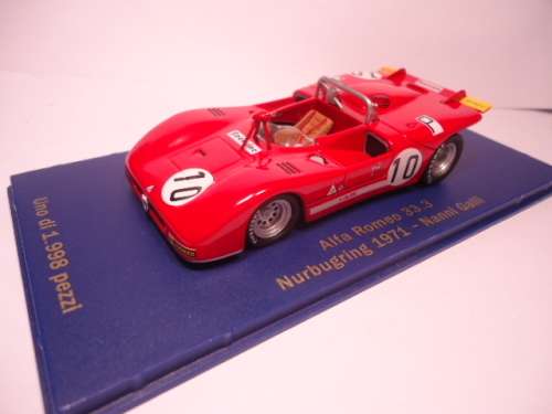 M4 s.a.s. - # 227021 - Alfa Romeo 33.3 Nurburgring 1971 - Nanni Galli 1 of 1998 models