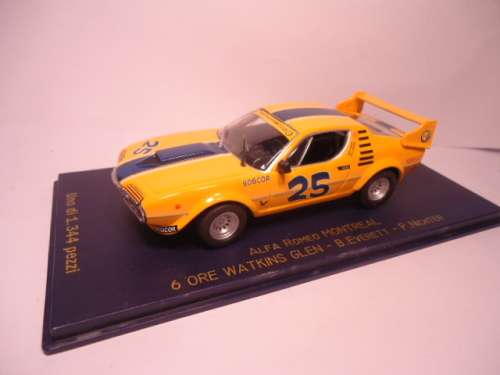 M4 s.a.s. - # 7084 - Alfa Romeo Montreal 6 Ore Watkins Glen - Everett - Nichter 1 of 1344 models