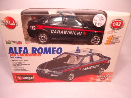 Bburago # 49990 - Alfa Romeo 156 - Carabinieri - Built