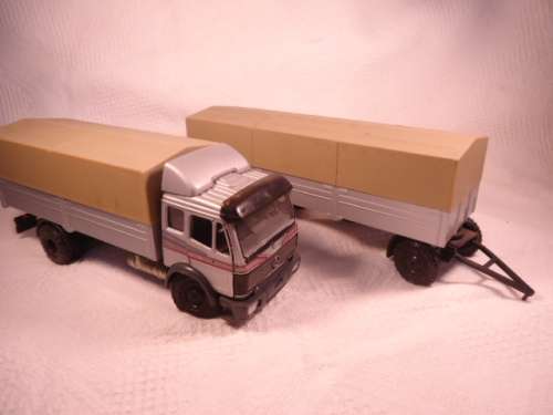 NZG #  314 - Mercedes Benz Truck and Trailer