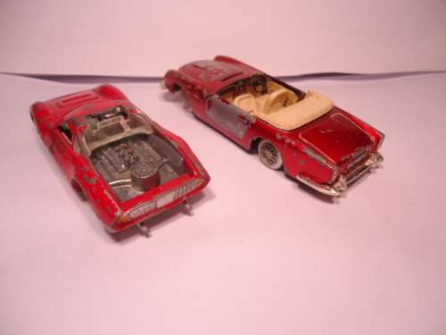 Dinky Toys - # 110 &  216 - Aston Martin DB 5 & Dino Ferrari - For Spares