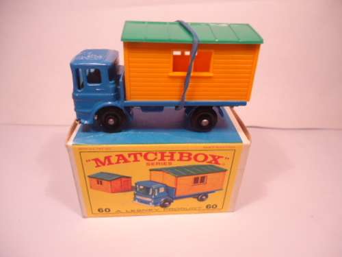 Matchbox Regular Wheels - # 60B - Leyland Truck with Site Office - BPW