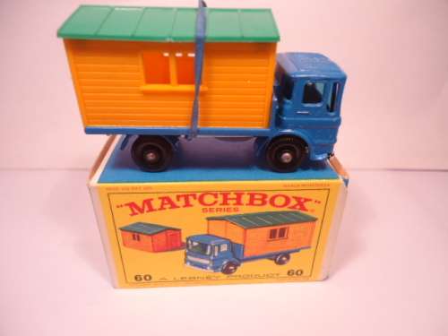 Matchbox Regular Wheels -  60B - Leyland Truck with Site Office - BPW