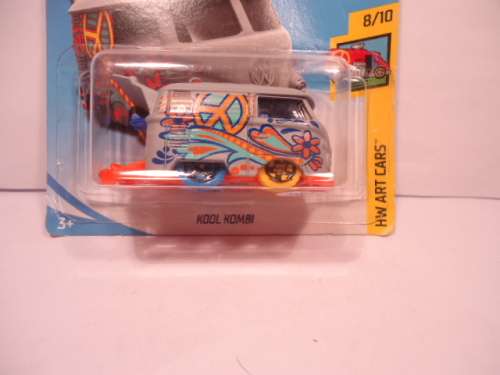 Hotwheels - # 8/10 - 2018 - HW Art Cars - Kool Combi - 353/365 - Sealed - Made in Malaysia
