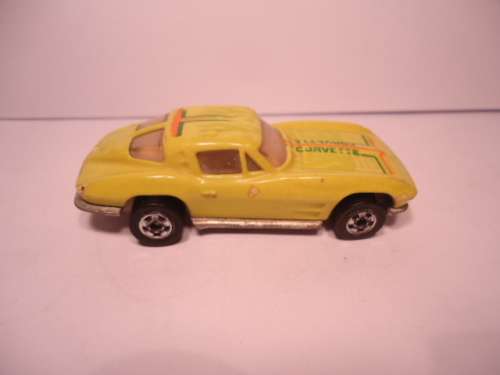 Hotwheels - # 4354 - 1980 - Corvette - Split Window `63 - Greenandorange transfer - made in Malaysia