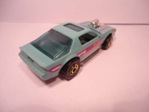 Hotwheels - # 5138 - 1986 - Blown Comaro - Golden wheels - marks on windscreen - made in Malaysia