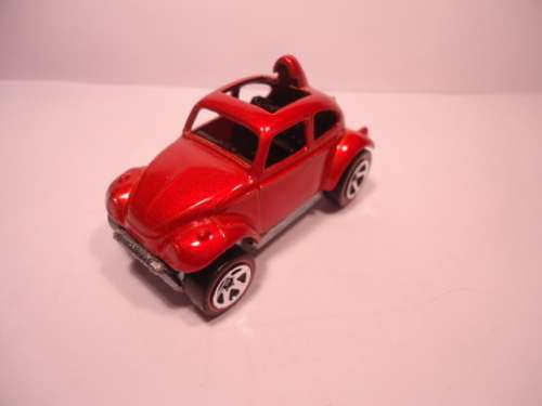Hotwheels - # J3425 - 2007 - Baja Bug - Red  Line  - Red Card Release - Red Line - made in Malaysia