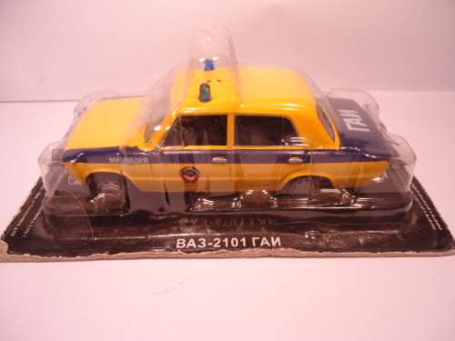 Russian Models - # BA3- 2101 - DeAgostini Russian Legend Lada Vaz - Police Car