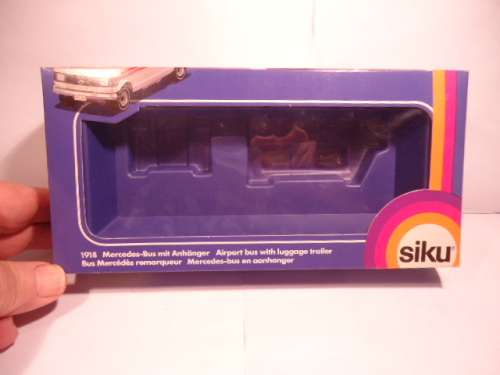 Siku - Mercedes Bus with Luggage Trailer - Box only - # 1918