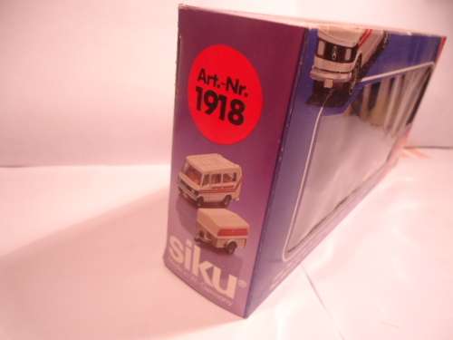 Siku - Mercedes Bus with Luggage Trailer - Box only - # 1918
