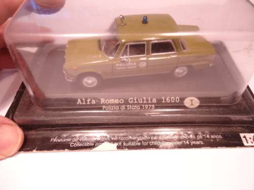 Hongwell - Alfa Romeo Guilia 1600 - Polizia di Stato 1975 - Italy - not  Sealed