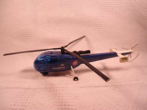 Solido - 3823 - Aloutte Gendermerie JBL Helicopter - Blue windows