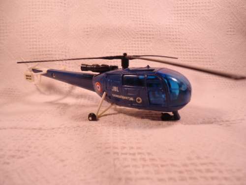 Solido - 3823 - Aloutte Gendermerie JBL Helicopter - Blue windows