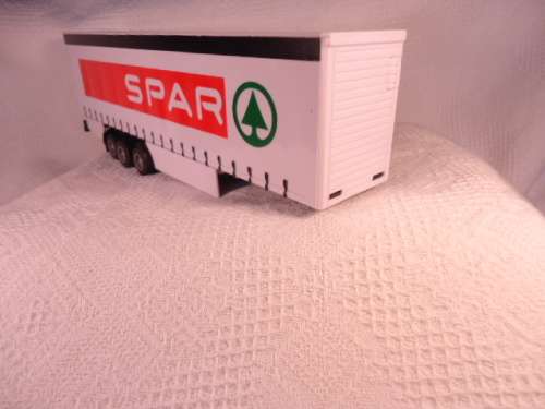 Teama - Scania 538R, Spar China Truck, R124, Mid Trailor - Trailor Plastic, Truck Die cast