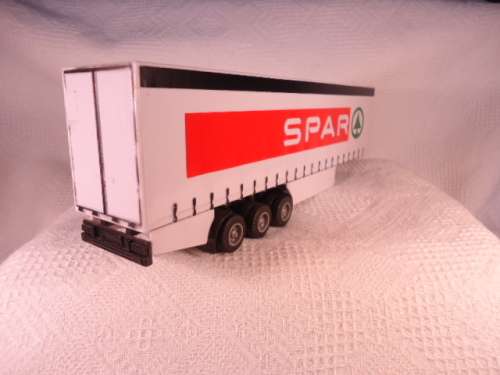 Teama - Scania 538R, Spar China Truck, R124, Mid Trailor - Trailor Plastic, Truck Die cast