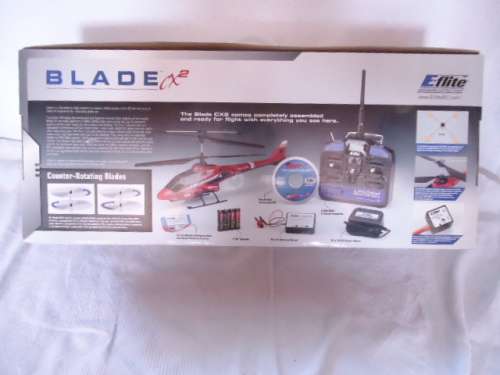 E-Flite - Blade CX2 Radio Controlled Helicopter + spares