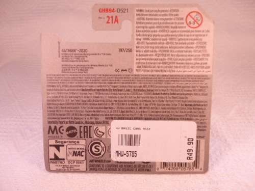 Hotwheels - Batmobile - Batmobile - 2020- # 197