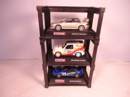 Realtoy - Subaru Impreza, Mitsubishi Pajero #204,  Subaru Impreza #6 - Set of 3