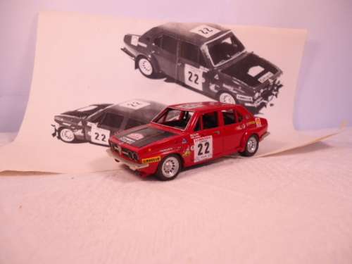 Tron Kits - Alfa Romeo Alfetta 10 CI Tour de Corse 1972 - #P88 - 60% Built