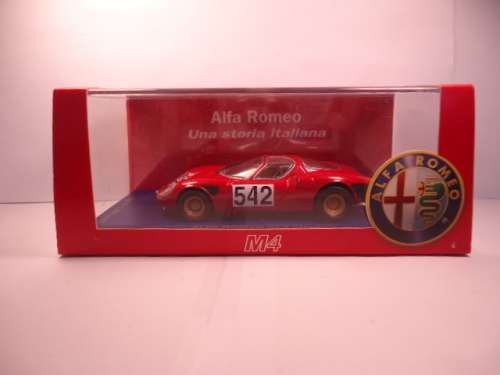 M4 - Alfa Romeo 33.2 Stradale Coppa Carotti 1968 - P.Laureati  car #542 - 7135