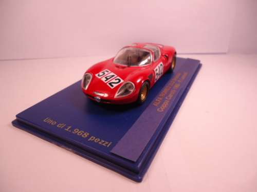 M4 - Alfa Romeo 33.2 Stradale Coppa Carotti 1968 - P.Laureati  car #542 - 7135
