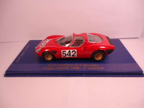 M4 - Alfa Romeo 33.2 Stradale Coppa Carotti 1968 - P.Laureati  car #542 - 7135