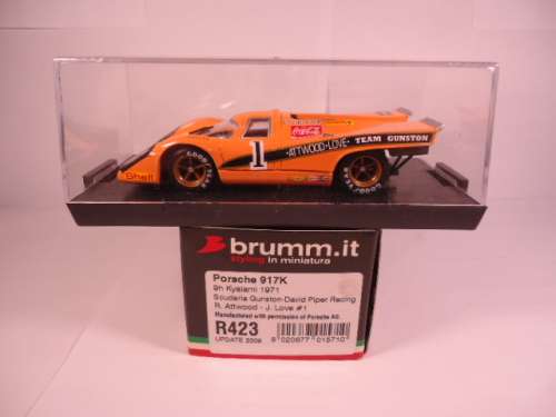 Brumm - Porsche 917K 9h Kayalami 1971 - Scuderia Gunston - David Piper Racing R.A - J.L #1- R423