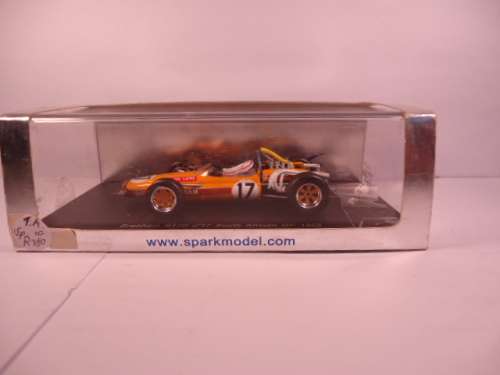 Spark - Brabham BT20, n17, South African GP, 1968 - John Love - #S3504