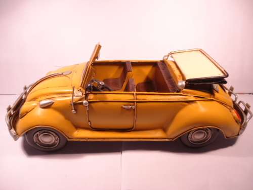 Unknown - VW Beetle Convertible. - Handmade- 33x12x12.5Cm