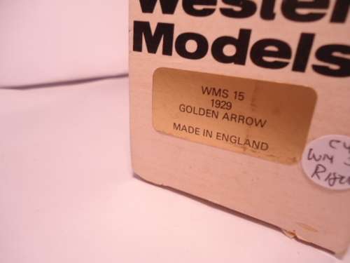 Western Models - Golden Arrow 1929 -# WMS 15 - White Metal Model