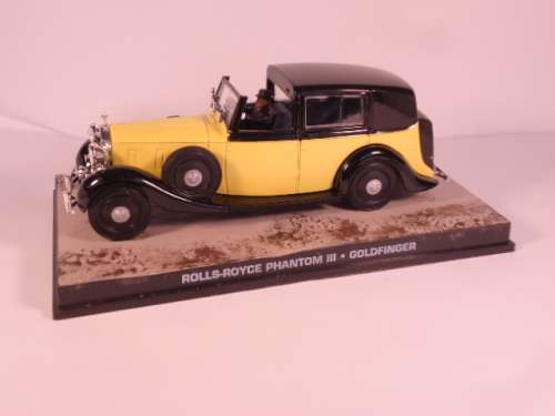 James Bond 007 - Rolls Royce Phantom III, with 1 figurine - Goldfinger