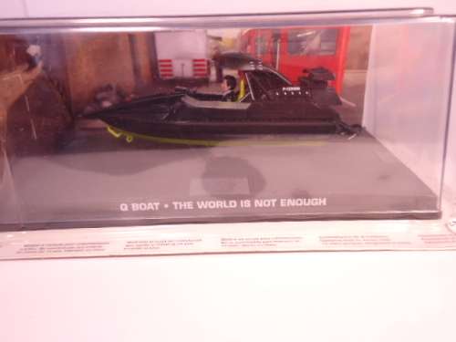 James Bond 007 - Q Boat with figurine - The World Is Not Enough