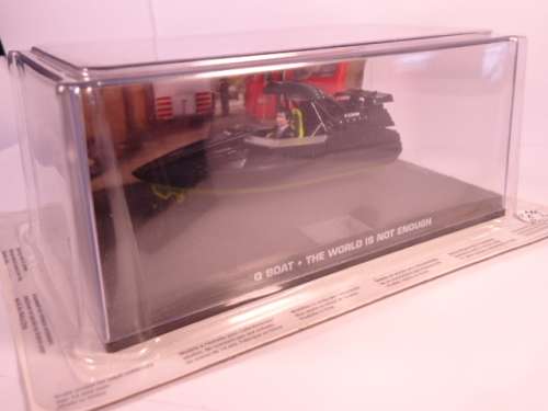 James Bond 007 - Q Boat with figurine - The World Is Not Enough