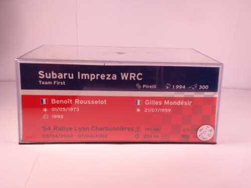 Champion Rally Cars - 2002 Subaru Impreza WRC - B.Rousselot - G.Mondesir - #1