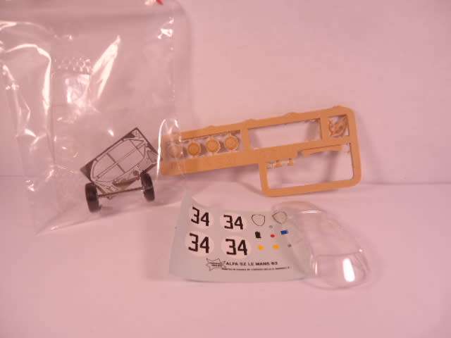 Provence Moulage - Alfa Romeo SZ LH No 34 LM 1963 - #K598 - 70% built, undercoat Resin Kit