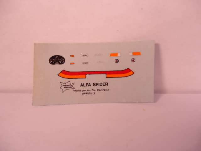 Provence Moulage - Alfa Romeo Spyder 1964 - #464 - Unbuilt Resin Kit