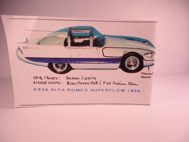 Provence Moulage - Alfa Romeo 1956 Superflow I - #K934 - Unbuilt Resin Kit