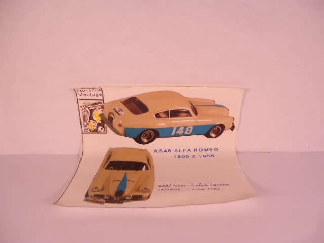 Provence Moulage - Alfa Romeo 1900 Z L YON-Charbonnieres 55 - #K648 - 70% built Resin Kit