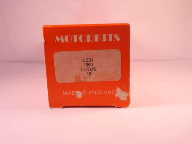 Motorkits - Lotus 18 1960 - #CS 31 - Unbuilt White Metal Kit