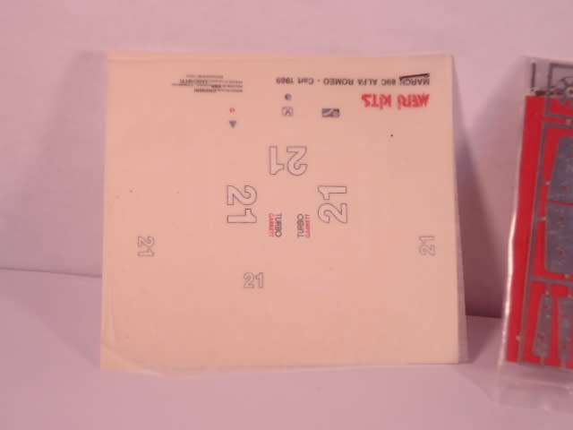 Meri Kits - Alfa Romeo - March 89C, Formula Cart 1989 - # MK 151 - Unbuilt White Metal Kit