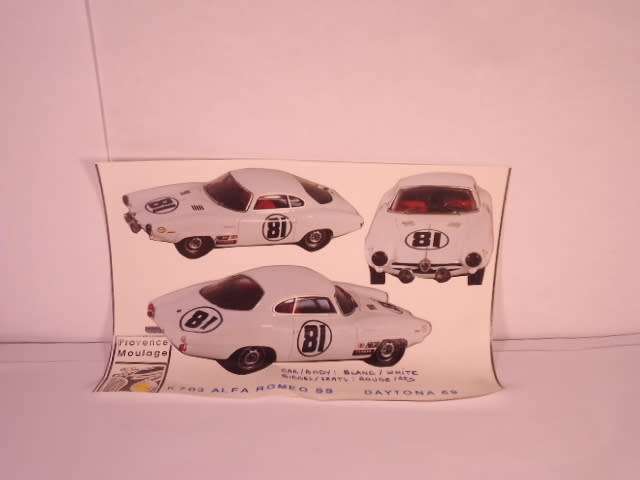 Provence Moulage - Alfa Romeo - SS Daytona 1969 - #K703 - Hand Built Resin Kit