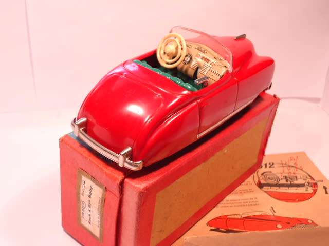 Schuco - Open Sports Radio Car  with key - operational - # 4012 - Radio not operational.