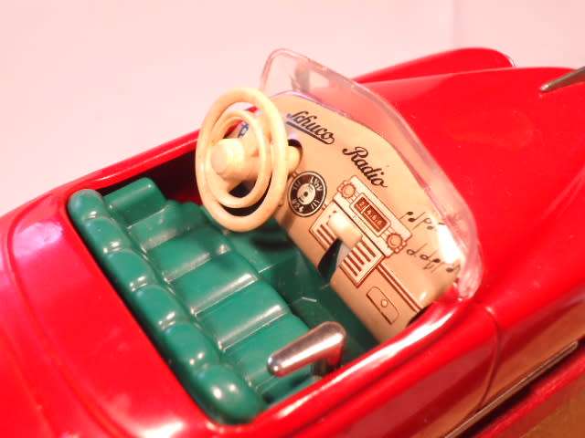 Schuco - Open Sports Radio Car  with key - operational - # 4012 - Radio not operational.