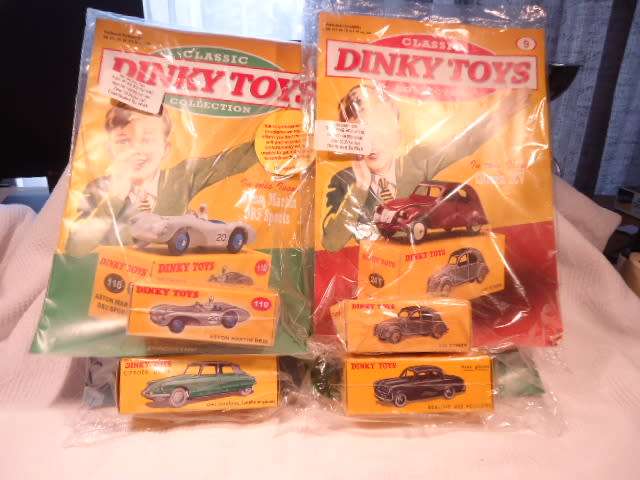 Dinky Toys - DeAgostini - Lot of 4 models with booklids