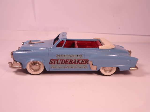 Brooklin Models - 1952 Studebaker Commander - Indianapolis Pace Car - #17x - White Metal